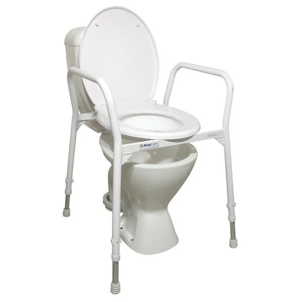 Auscare Over Toilet Frame with Seat